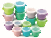 melii Snap & Go 2oz container with open lid for quick baby portions on the go