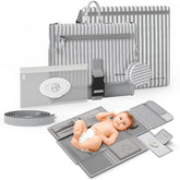 Mellories portable diaper changing pad with nine pockets keeps essentials organized on the go