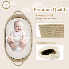 Meloom basket with removable waterproof cover ready for washing