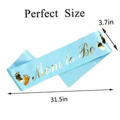 Memeyou mom to be sash – elegant maternity sash for photos.