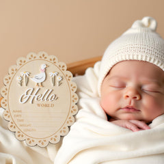 MEMOLEBIA custom name nursery sign highlights personalized decor for your baby's room.