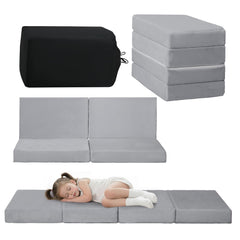 MeMoreCool Kids Foldable Floor Mattress compact-storage visualization for easy home and daycare use