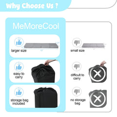 MeMoreCool Foldable Floor Mattress fully expands after unpacking to full thickness