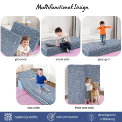 MeMoreCool soft foam cushion offers versatile comfort for crawling and naps.