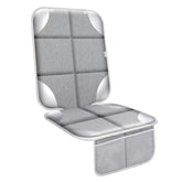 Meolsaek car seat protector with 600D fabric demonstrates waterproof spill protection.