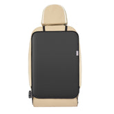 Meolsaek Kick Mats back seat protector front view, waterproof Oxford fabric for quick cleanup.