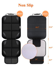 Meolsaek waterproof Oxford fabric shield protects leather and cloth seats.