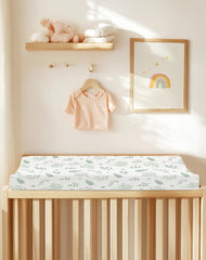 Meowcards changing pad cover fit standard demonstrates snug, easy setup on pads.