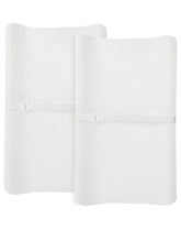Meowcards changing pad cover in muslin white boho, breathable and gentle on baby skin.