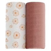 meowcards muslin swaddle soft texture closeup highlights ultra-soft fabric for baby comfort