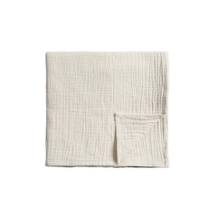Meracorallo Muslin Swaddle Blanket close-up showing 100% cotton softness for gentle baby skin.