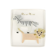 Meri Meri Zebra Felt Hair Clip adds playful safari style to everyday outfits.