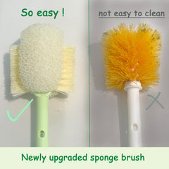 Meruya nipple-detail brush for precise cleaning of bottle nipples