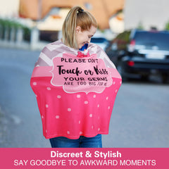 Metplus large carrier cover with stretchy fabric fits various seats and carriers