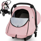 Metplus winter car seat cover waterproof shell keeps baby dry in rain and wind
