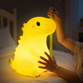 Mewaii big dinosaur night light stands 7.8 inches tall for a cozy bedtime buddy