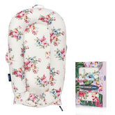 MEXXI infant lounger replacement cover roses, breathable cotton for easy care.