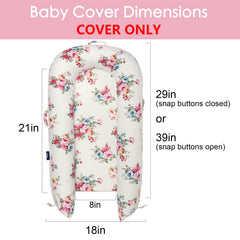 MEXXI replacement cover roses top handles, convenient travel-friendly design.