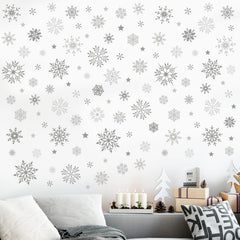 Mfault christmas seasonal wall sticker kitchen decor adds holiday charm