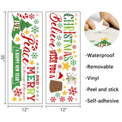 Mfault Christmas wall decal layout idea demonstrates flexible placement for personalized holiday vibes.