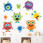 Mfault cute monster wall decal for nursery walls adds playful charm and easy decoration.