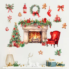 Mfault Gingerbread Man wall sticker adds playful seasonal touch for kids' rooms.