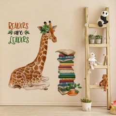 Mfault kids library wall art boosts imaginative reading corners with vibrant detail