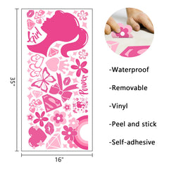 Mfault rainbow bow-knot decal scene adds cheerful accents to living rooms and bedrooms.