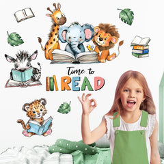 Mfault zebra-pattern-wall-stickers versatile classroom decor invites exploration