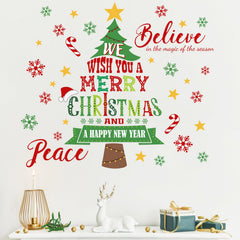 Mfault wall decal candy canes pattern creates sweet focal points in dining or foyer.