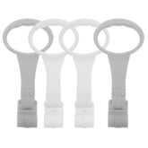 MHFOOU pull-up rings grip closeup shows safe design for confident standing