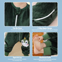 MICHLEY sleeping bag flannel texture close-up emphasizes cozy skin-friendly fabric
