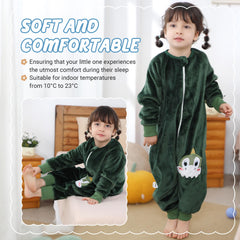 MICHLEY sleeping bag long sleeve top view highlights easy wear and warmth