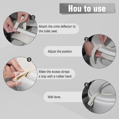 Micutapsino universal-fit-toilet-guard adapts to most round and elongated seats.