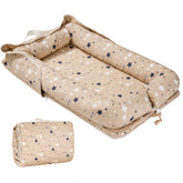 Miereirl baby lounger with soft cotton fabric for gentle newborn comfort.
