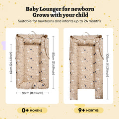 Miereirl lounger features a zipper closure for quick removal.