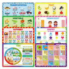 Mifoci placemats with vehicles design support early learning at meals.