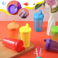 Mifoci yellow lid 10oz toddler sippy cups perfect for colorful mealtime.