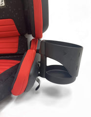 Mifold spill-resistant design keeps cups in place during bumps and turns.