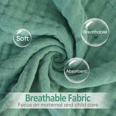 MIGIOL Muslin Burp Cloths multi-use setup for burp cloths and towels