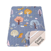 MIIMER padded pack n play sheet in soft microfiber for gentle baby skin