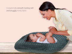 Mila Millie minky-soft surface forest, sensory dots detail offering cozy tactile comfort.