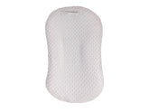 Mila Millie water-resistant removable cover on newborn lounger protects against spills and messes.