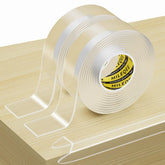MILEQEE clear edge protector strip on table corner protects kids from sharp edges.