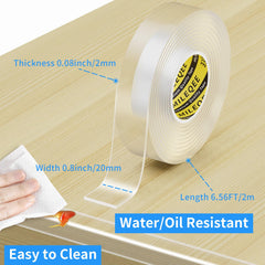 MILEQEE edge protector adhesive backside close-up shows strong, residue-free adhesion.