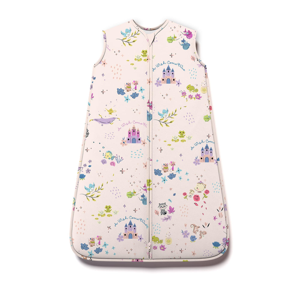 Milk Snob Disney sleeping sack fabric closeup showcasing buttery-soft material for soothing newborn comfort