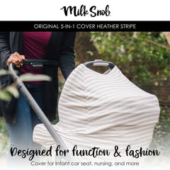 Milk Snob Original 5-in-1 car seat cover shields sun and wind