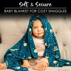 Milk Snob Star Wars blanket ready for baby snuggle time and warmth