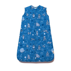 Milk Snob Star Wars Daring Droids sleeping sack offers cozy wearable warmth for safe naps.