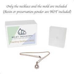 Milky Treasures custom mold for creating personalized breast milk stones; enables custom keepsake casting